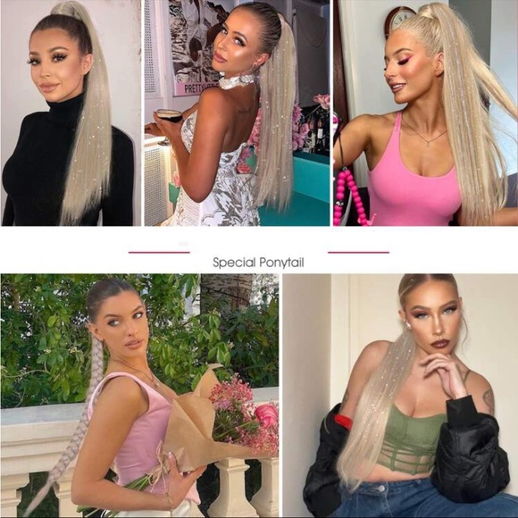 Pony w/ Tensil Clip Hair Extension ❤️ - Picture 4 of 5